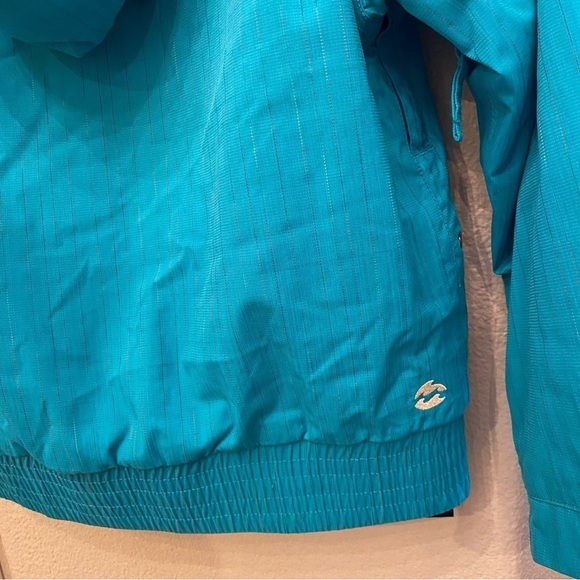BILLABONG Caltyr Girls Teal Hoodie Ski Snowboard Jacket Size Medium - Picture 7 of 10